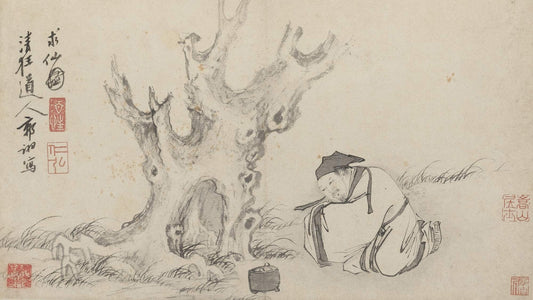 Historisches chinesisches Gemälde zu Heilpflanzen der Traditionellen Chinesischen Medizin