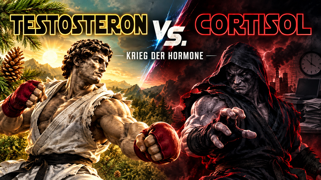 testosteron versus cortisol