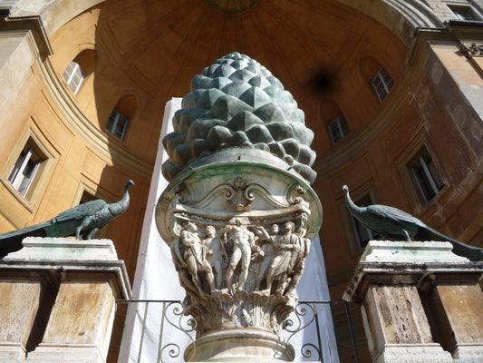 Fontana della Pigna, Vatikanstadt. Foto: David Castor / Wikimedia Commons, CC0.